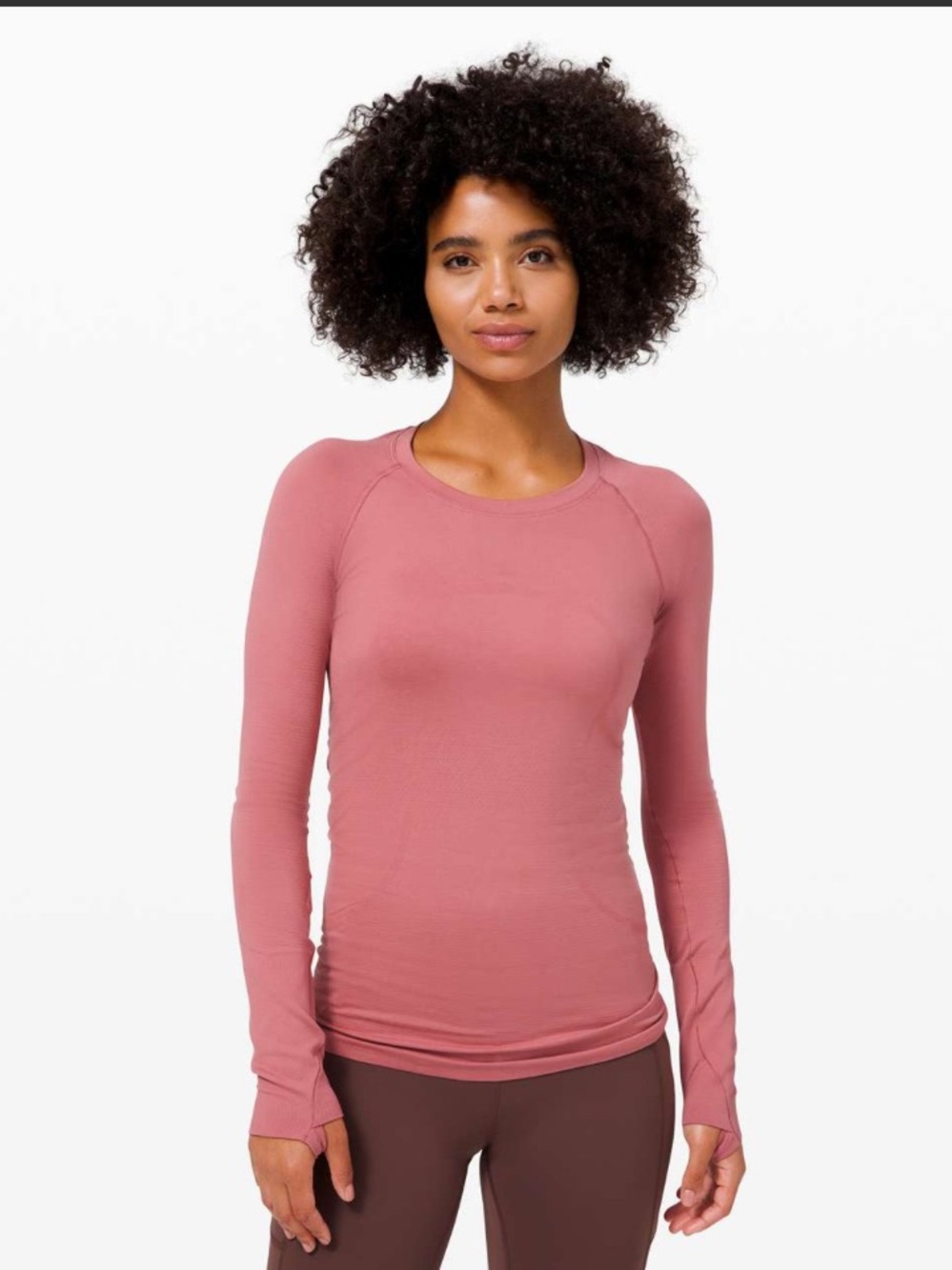 Lululemon Swiftly Tech Long Sleeve 2.0
Brier Rose size 6